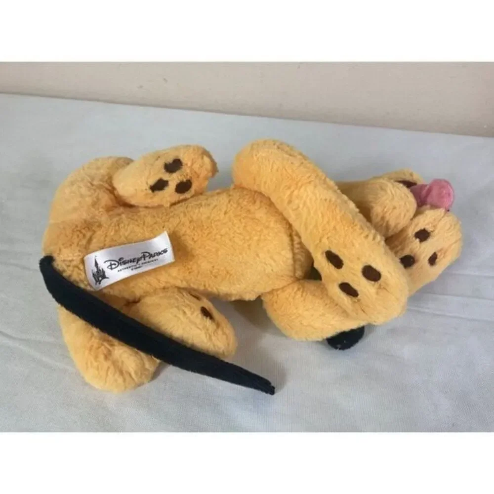 Disney Parks Pluto Plush Dog Laying Down Mickey Mouse Stuffed Animal Toy‎